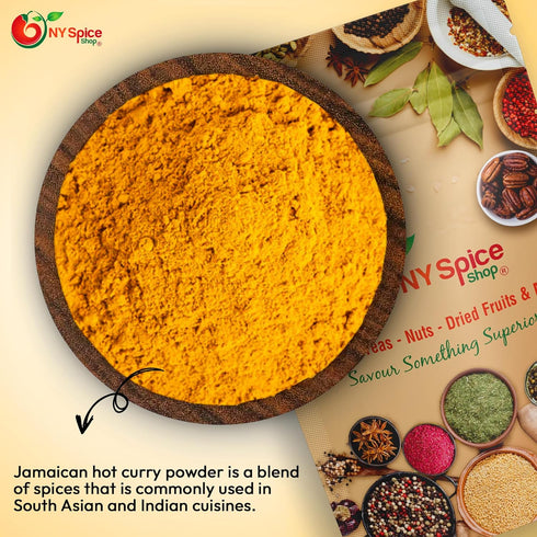 3 NY SPICE SHOP Jamaican Hot Curry Powder Jamaican Hot Curry Powder Seasoning - Curry Powder Spice - Golden Curry Mild