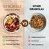 9 Oz Struesli Cacao & Coffee Organic Granola, Grain & Gluten Free, Healthy Snacks with Cacao, Coffee, Tiger Nuts