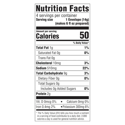 12 Count 50 1.8 oz SOUP SECRETS Lipton Cup-a-Soup Instant Soup Mix Chicken Flavor Noodle For a Warm Cup of Soup Only