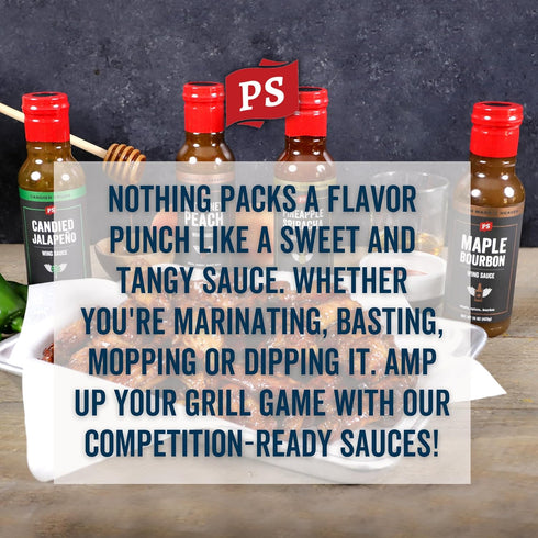 PS Seasoning Pineapple Sriracha Wing Sauce - Hot Wing Sauce for Chicken, Seafood, Pork and more