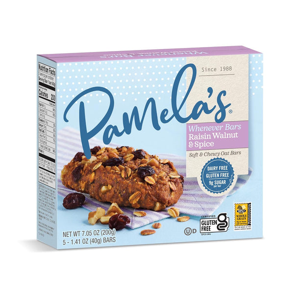 PAMELAS BAR WHNEVR OAT RASIN WLNU, 7.05 OZ, PK- 6