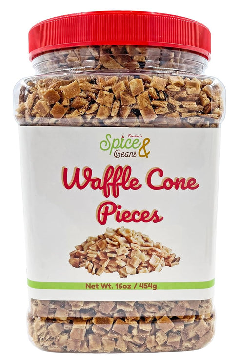 Waffle Cone Pieces | Ice Cream Topping & Dessert Decoration | by