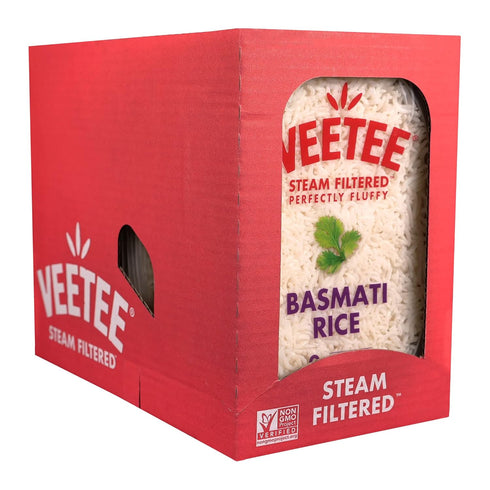 2 9.9oz (Pack 6) Veetee Basmati Rice - Minute Rice Microwavable Meals - Instant Rice Meals Ready to Eat Gluten Free
