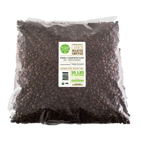 Tiny Footprint Coffee - Fair Trade Organic Peru APU Medium Roast -