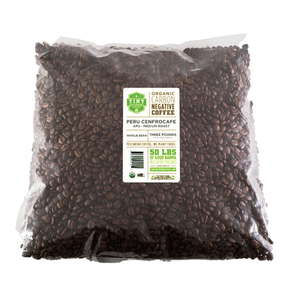 Tiny Footprint Coffee - Fair Trade Organic Peru APU Medium Roast -