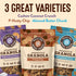 Healing Home Foods 4oz (9Pack) Cashew Coconut Crunch, Gluten Free Granola Mix Made with Coconut, Cashews & Almonds, Nut