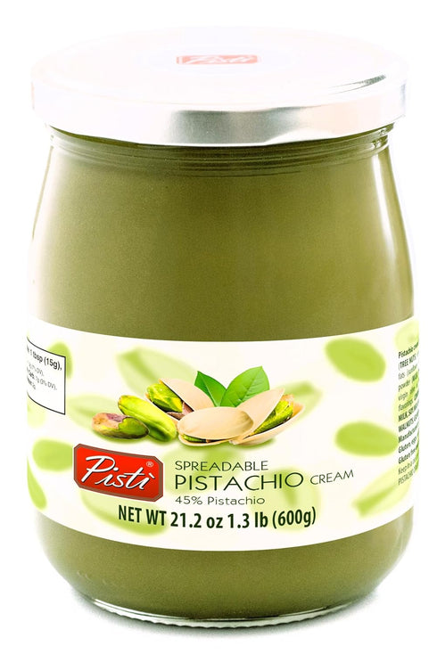 Pist achio Cream | Premium 45% | Smooth Sicilian achio Spread, 21.2 Ounce