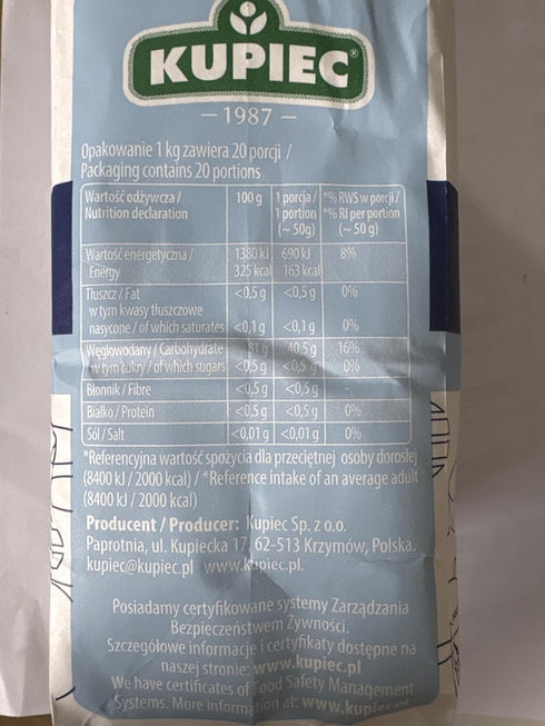 Kupiec 1 Potato Flour, kg