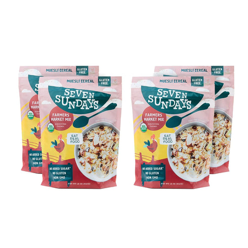 Seven Sundays Farmers Market Organic Almond Date Currant Muesli Cereal - 4