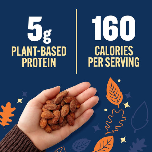 15.25 oz PLANTERS Fall Edition Pumpkin Spice Almonds, Pumpkin Spice Snacks, Cooking & Baking Nuts & Seeds, Flavored