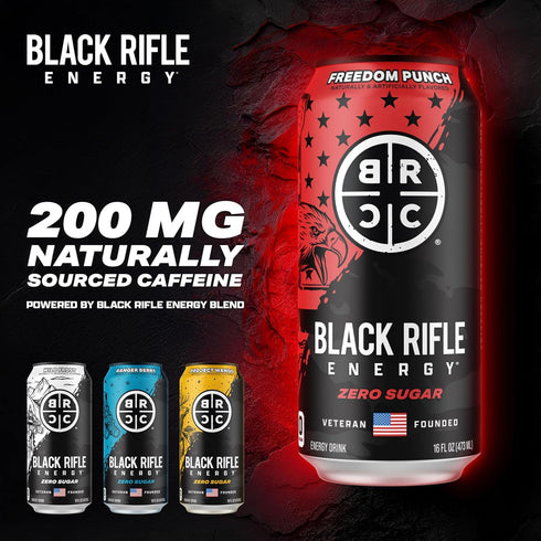16 oz, 12 Black Rifle Coffee Company Freedom Punch, ct