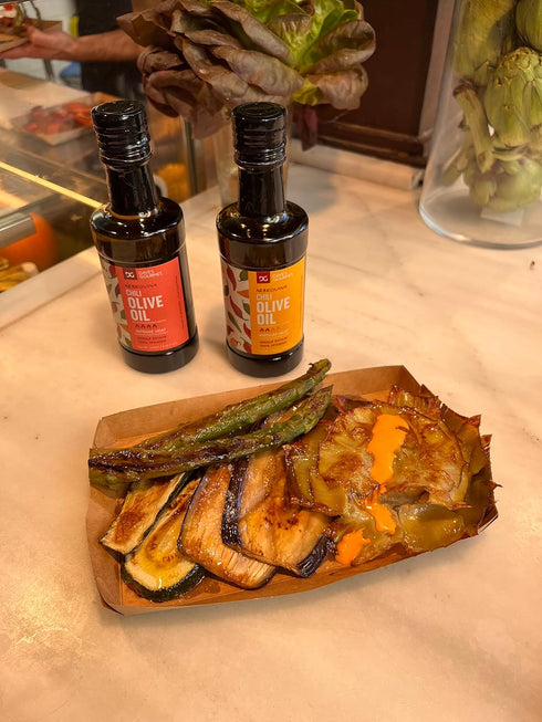 Medium Heat Chili Olive Oil by Dave's Gourmet - Single Bottle