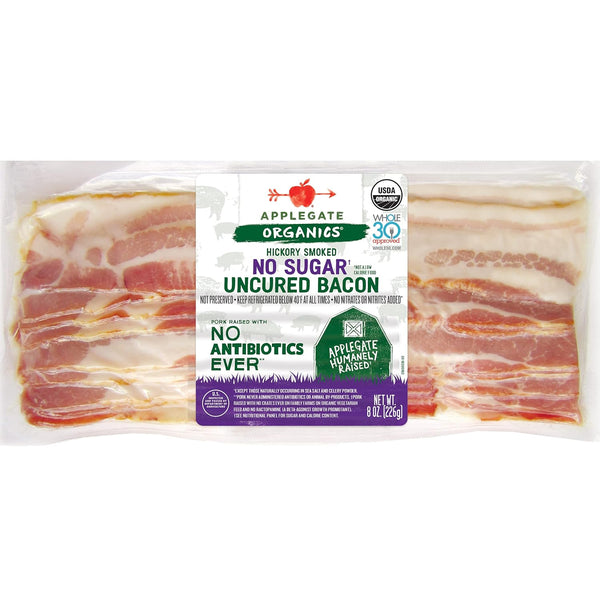 Applegate , Organic No Sugar Uncured Bacon, 8 oz