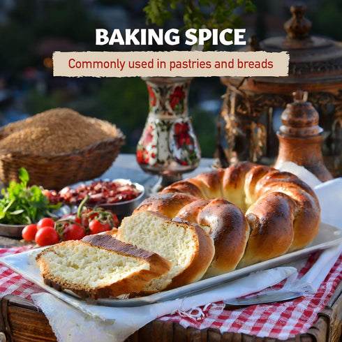 4.59oz, Eastanbul Mahlab, Mahleb Spice Ground for Pastries & Baking, AKA Mahlepi, Mahlab Spice, Greek, Turkish & Middle