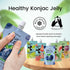 10 Pack Pack, 10 Hethstia Konjac Noodle Variety and Konjac Jelly Variety Pouches Drinkable Jelly Blueberry, Peach
