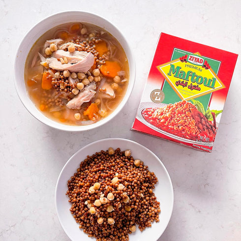 Authentic Maftoul Mograbia Couscous - Traditional Grain