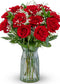 Benchmark Bouquets - Red Roses Bouquet - Fresh Flowers for Delivery -