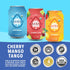 (12 Pack, Asarasi Organic Sparkling Tree Water - Aluminum Cans lime)