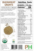 (1LB) Certified Organic Hulled Buckwheat Groats,Non-GMO, Raw, Vegan, Bulk