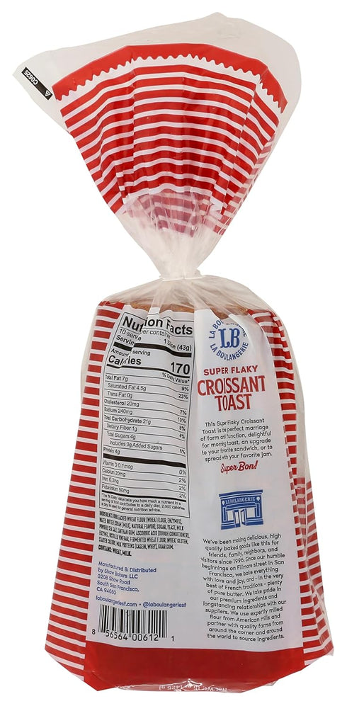 LA BOULANGERIE 15 , Croissant Toast Loaf, Ounce