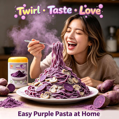 WGENGWU Premium Purple Sweet Potatoes & Ube Powder, Natural Ube Extract, Ultra-Fine Easy Dissolve Powder, Ideal