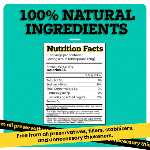 Pretty Thai Pad Thai Sauce - Gluten Free, Non-GMO, Authentic Stir Fry Sauce & Marinade