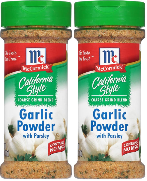 McCormick California Style Garlic Powder With Parsley Coarse Grind Blend, 6 oz