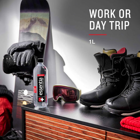 Water:99.9% 9.5 1 (Pack 12) Essentia Water Bottled, Ionized Alkaline Pure, Infused With Electrolytes, pH Or Higher