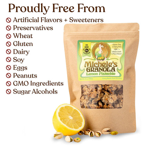 Pack 3 Michele's Granola Lemon Pistachio