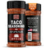 Taco Seasoning Mix BBQ Rub - Gluten Free & Low Sodium Mexican Seasoning Blend for Tacos, Fajitas, and Burritos (4.1oz)