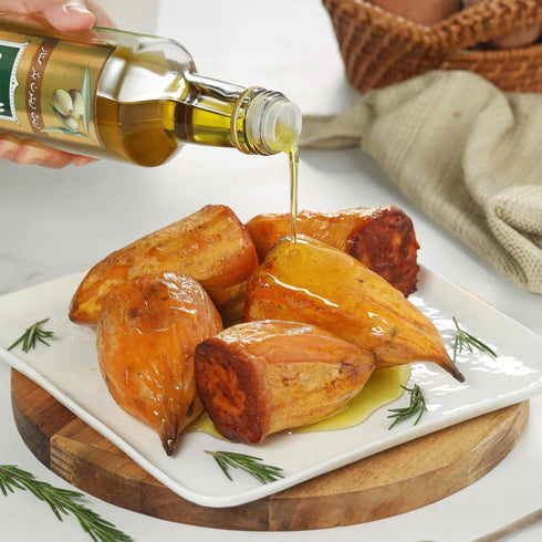 Al Wazir 33.8 OZ (1L) Olive Oil FL Low Acidity Balanced Flavor for Cooking Dressing Dipping High Virgin Oil Ratio
