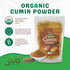 Jiva Organics Organic Ground Cumin Powder, 7 ounce - 100% Pure & Non-GMO