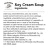 set 4 VEGEMO soup of (Soy & Mushroom Soup)