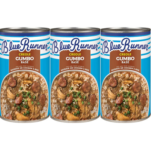 Blue Runner Gumbo Creole Base (Pack of 3) Traditional Louisiana Chicken and