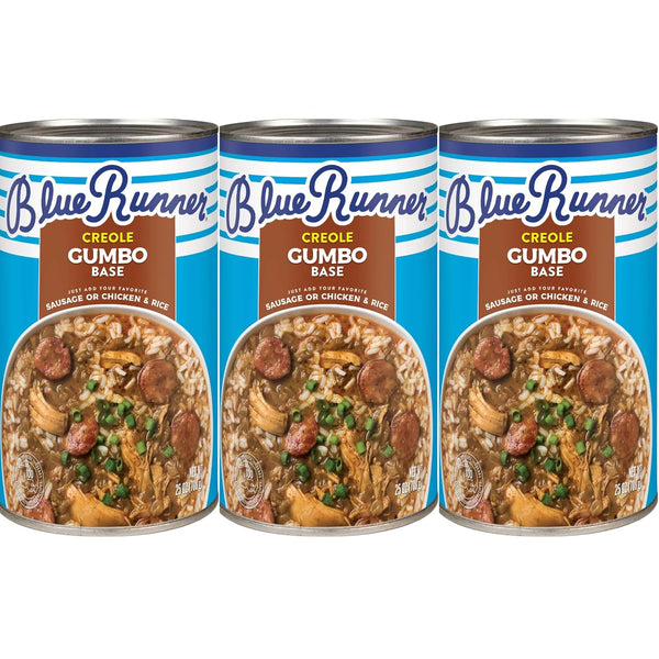 Blue Runner Gumbo Creole Base (Pack of 3) Traditional Louisiana Chicken and