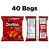 1 (Pack 40) Doritos Flavored Tortilla Chips, Nacho Cheese, Ounce