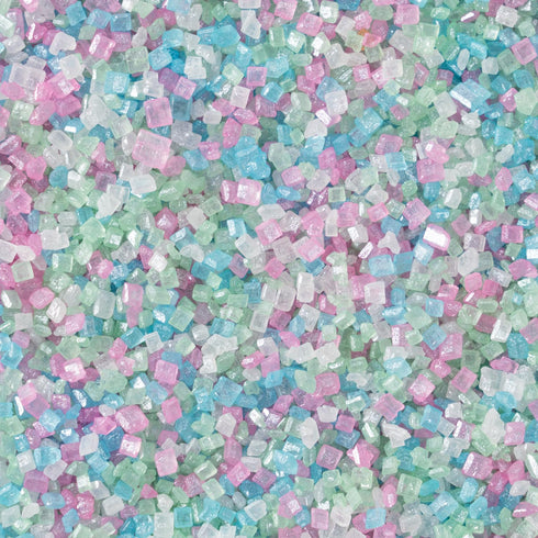 4.2 Mermaid Sanding Sugar ounces Edible Pastel Sprinkle Pink Blue Purple Green Sparkling Sugar Mix, Perfect for Cake