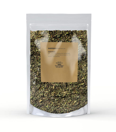 Unpretentious Peppermint Leaf, 8 oz, Cut & Sifted, Refreshing, Cooking & Baking