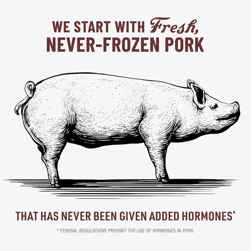 7g 2.5 oz. (Pack 7) Duke's Pork Hot & Spicy Smoked Shorty Sausages, Protein Per Serving, Snack Bags