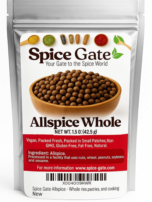 Spice Gate Allspice - Whole (1.5 oz) a versatile berry for soups,
