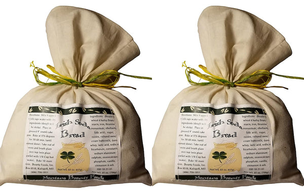 Bounty Foods Irish Soda Bread Mix 23 oz 2 Pack Handcrafted in Montana, Traditional