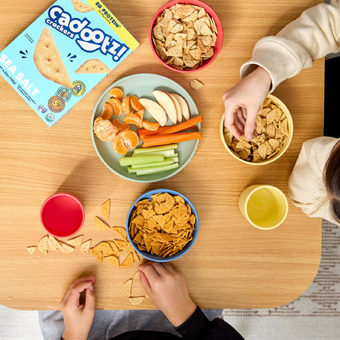 5g 6 Pack cadootz | Sea Salt | Organic Protein Kids Snack with Protein, Clean Label, Gluten Free, No Seed Oils, No