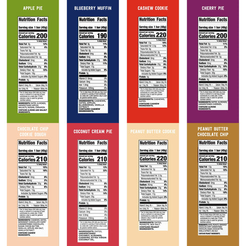 Pack, 1.7 oz, 16 Larabar Variety Gluten Free Vegan Fruit & Nut Bars, ct