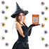 (2 Halloween Peanut Butter Spooky Eye Balls, Trick-Or-Treat Party Bag Fillers, Individually Wrapped in Multi-color Eye