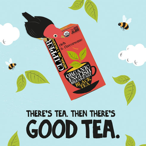 Clipper Tea Organic Fairtrade English Breakfast, Big Ben - USDA Organic, Non-GMO, Fair Trade, Sustainable Caffeinated