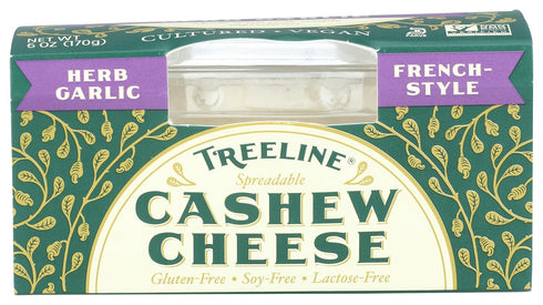 Treeline 6 oz Vegan Soft Herb and Garlic Cheese