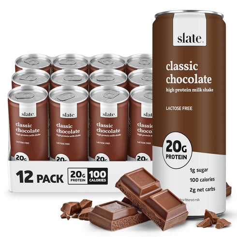 Slate Milk - High Protein Milk Shake - Classic Chocolate - Lactose