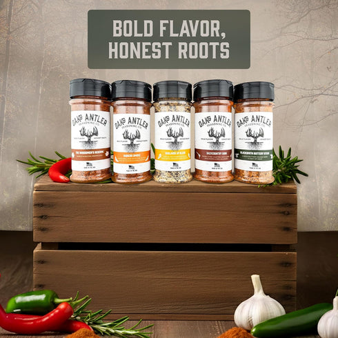 5 Oz Oak & Antler Vaquero Smoke Seasoning, Small-Batch Guajillo Chili BBQ Rub Smoky BBQ Rub & Mexican Spice Blend