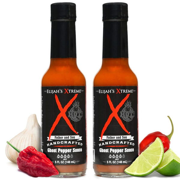 Elijah's Xtreme Ghost Pepper Hot Sauce, Handcrafted Award Winning Blend of Ghost