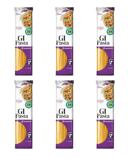GI Pasta Spaghetti, 6-Pack (52.8 oz Total) | Low Glycemic, Classic Italian